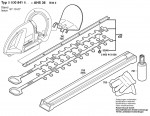 Bosch 0 600 841 603 Ahs 36 Hedge Trimmer 230 V / Eu Spare Parts